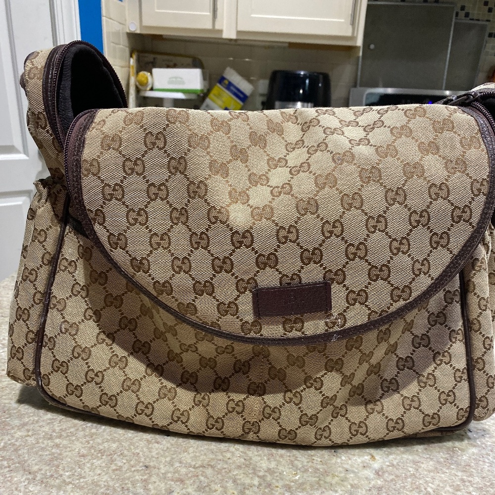 Gucci diaper bag
